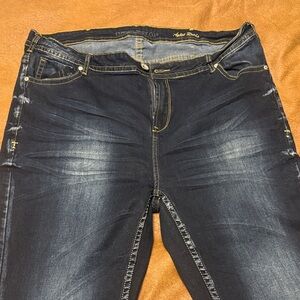 Cowgirl Tuff Dark Blue Flare Jeans